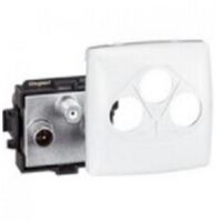 Legrand 086142 Prise TV-FM-SAT saillie composable blanc