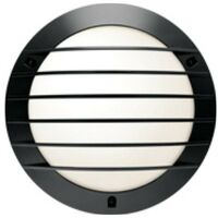 Sarlam 644706 - Hublot CHARTRES Alu Standard T1 Grille ON/OFF - Noir