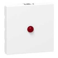 Legrand 040658 Indicateur d'action Mosaic pour détecteurs alarme type 1 - 2mod Blanc