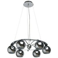 Mw-Light 1120206 - Suspension TECHNO 6 x 60W E14 750x550mm - Chrome