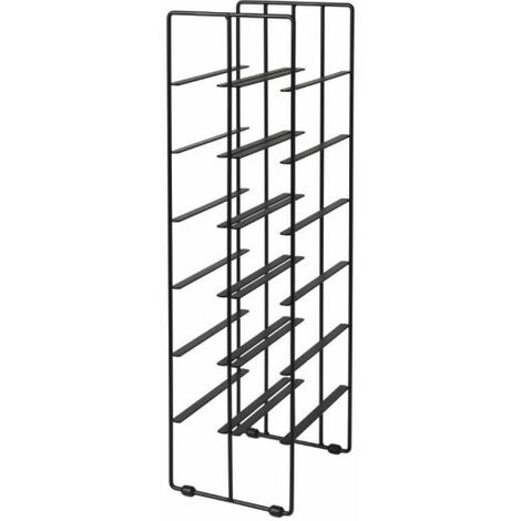 Scaffale porta bottiglie di Blomus, in metallo verniciato, per 12 bottiglie,  Cromato