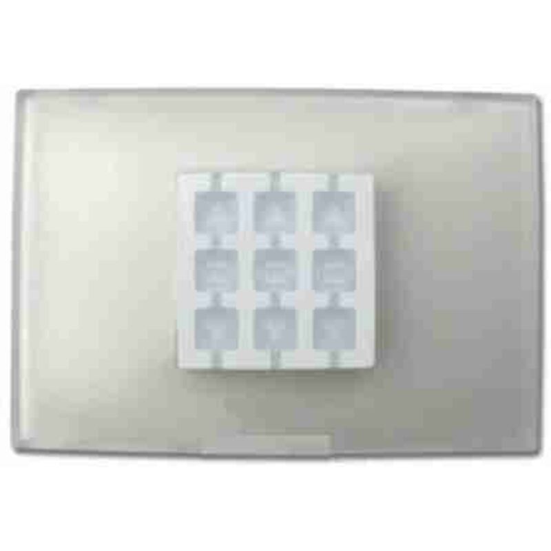 RiteAV Plastra A Muro Cat5e 6 Porte 1 Gang Oversize – Bianca, Con Connettori Tool-less