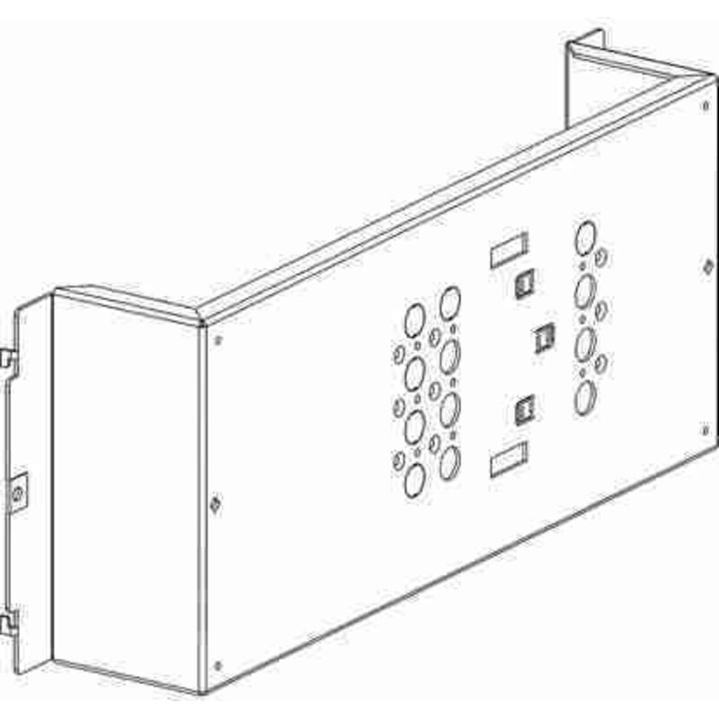 Placca Di Finitura Ovalis Schneider Electric - 3 Posti Orizzontali, Colore Bianco