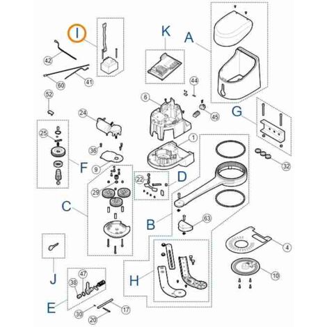 SPEG066A00 Gruppo Trasformatore 24v HYKE 7024 HK7024 7024HS Ricambio NICE SPEG066A00