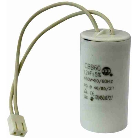 12U450B.0727 Condensatore Polipropilene 12U 450V ROX 600 1000 Ricambio NICE 12U450B.0727