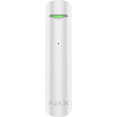 Détecteur De Vitre Ajax GlassProtect AJGP, Mini Capteur Sans Fil, Blanc, Neuf