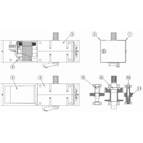 Gruppo Morsetto Per DEWALT N142123 DWS780 D27105 D27107 D27107 DW717 DW718 - Foto 6