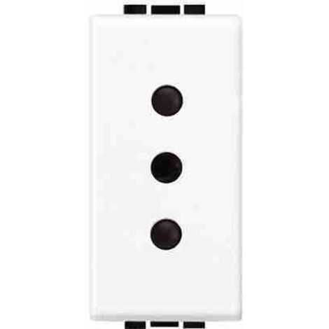 ELETTROCANALI MY LIFE Presa Di Sicurezza 2P+T 10A - Serie Civile, Placche, Colore Bianco