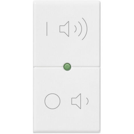 VIMAR - R14531.24 Tasto 1M simboli ON/OFF volume bianco
