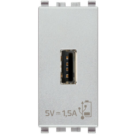 VIMAR EIKON 20292 Unità alimentazione USB 5V1,5A 1M grigio