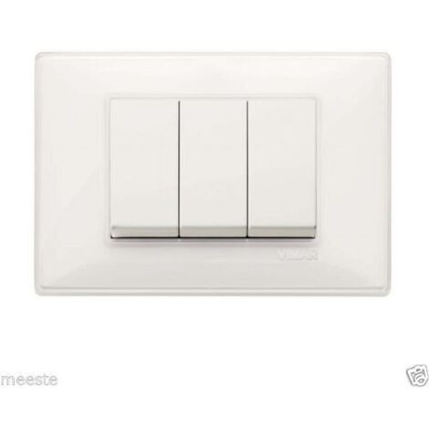 VIMAR - 14653.01 Placca 3M bianco (1/2)