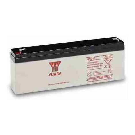 Yuasa - Batterie plomb AGM YUASA NP2.1-12 12V 2.1Ah F4.8