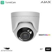126267 - TVCC - TurretCam HL (8 Mp/4 mm) - Telecamera HL cablata (8 Mp/4 mm) - colore white - Ajax videosorveglianza