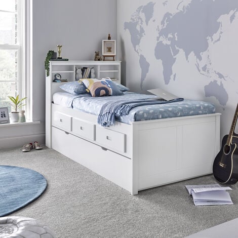 Venus White Guest Bed With Drawers