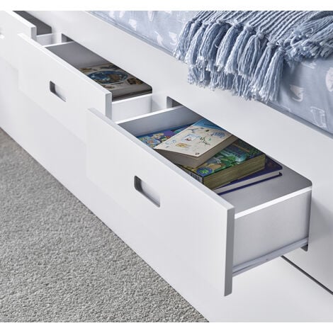 Venus White Guest Bed With Drawers