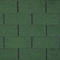 Bitumenschindeln TRIO, Grün Bitumen-Dacheindeckung 3 m2 - Timbela T-GREEN