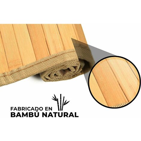Alfombra De Bambú Natural Para Interiores Y Exteriores