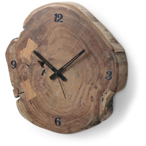 Orologio Portafoto da Parete in Legno 