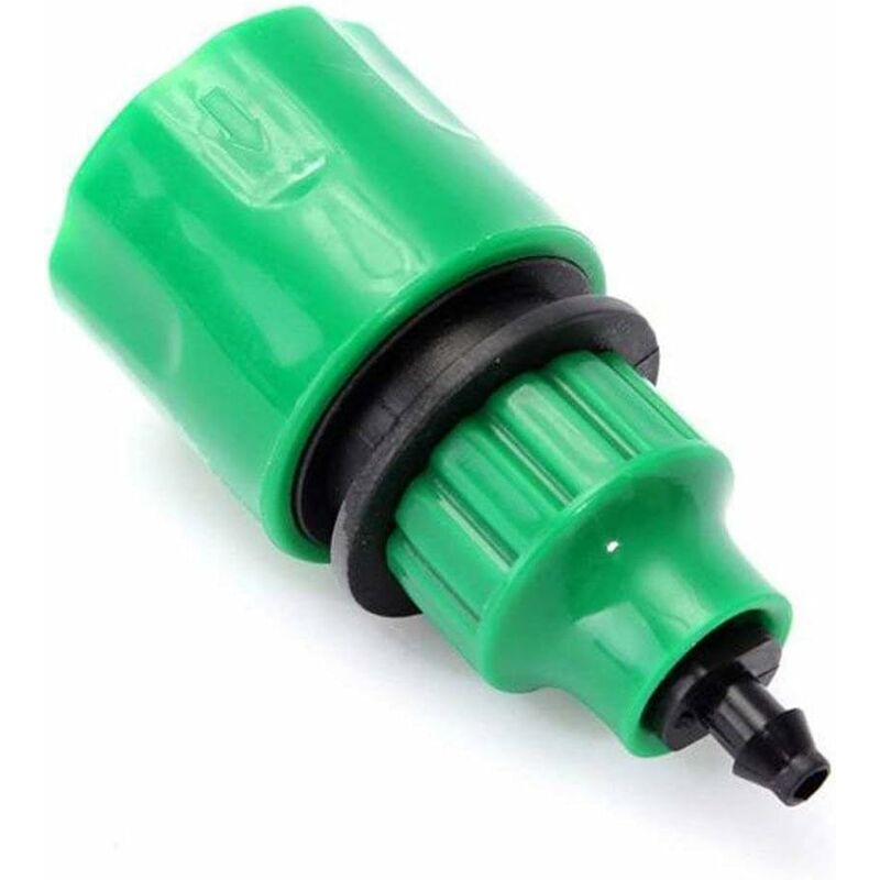 nuoshen Lot de 6 raccords de tuyau à double prise Vert Pour le lavage de la voiture et le raccordement de tuyau d'arrosage 