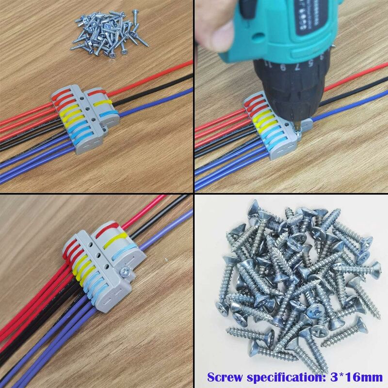 Connecteurs compacts Connecteurs à levier Bloc de bornes Connecteurs de câble 