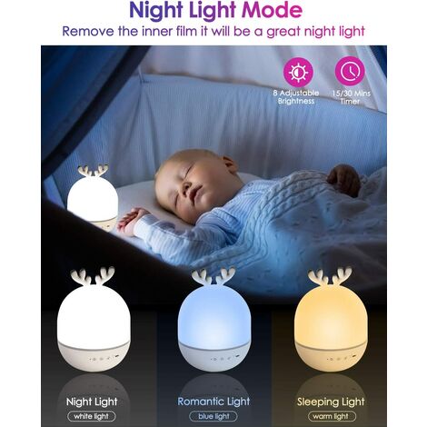 AYily Projecteur à LED en forme détoile avec minuterie pour enfants et filles 