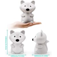 Veilleuse Enfant Chambre Lampe Veilleuse Bebe Veilleuse Renard Multicolore Rechargeable Led Veilleuse 9 Couleurs Veilleuse Bebe