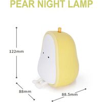 Veilleuse Led Pour Enfants Veilleuse Rechargeable Pour Bebe Temperature De Couleur Reglable Interrupteur Tactile Lampe De