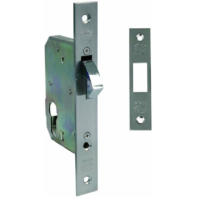 Cerradura puerta metalica 20 mm Picaporte sin bombillo