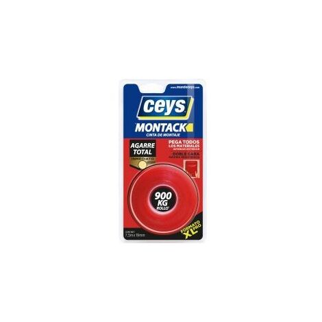 CEYS MONTACK CINTA AGARRE TOTAL DOBLE CARA (BLISTER XL