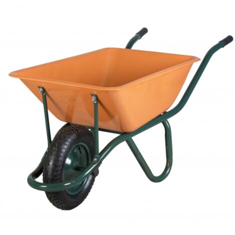 CARRETILLA OBRA NARANJA