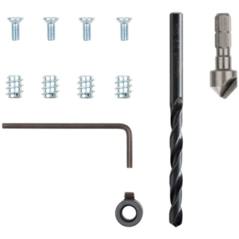 WOLFCRAFT JUEGO REPARACION BISAGRAS CAZOLETA 11 PZ.4657 (1/5)
