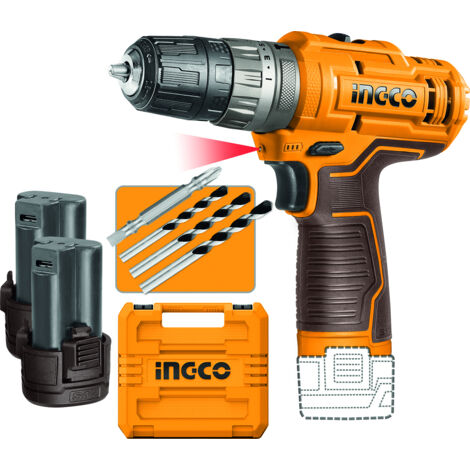 INGCO ATORNILLADOR 12V C PERCUTOR TIPO C CIDLI12202