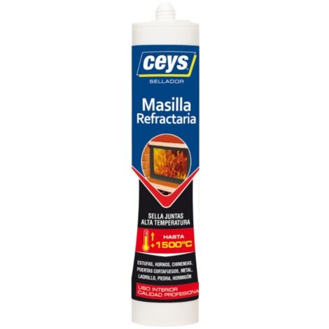 Masilla Selladora Refractaria CEYS en Cartucho para Altas Temperaturas 506301