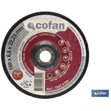 COFAN DISCO DESBASTE HUNDIDO 115722