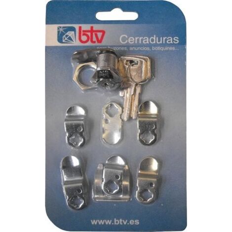 Cerradura Buzon 60001 Cromo Btv