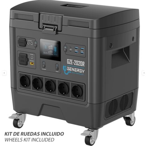 GENERGY ESTACION ENERGIA GZE2020R 1953 Wh.3000 W. SIN BATERÍA