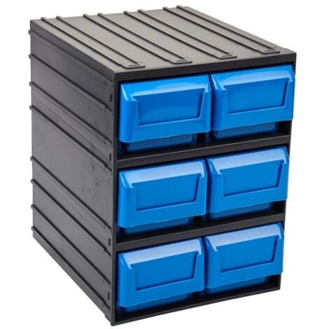 TAYG CAJA GAVETAS 300 6 GAVETAS AZUL 245291321 mm.