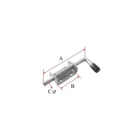 CARTOLA CERROJO MUELLE 1627512 ZINC CG-4