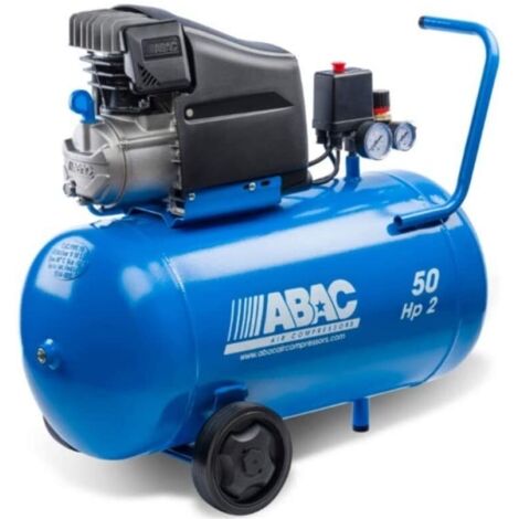 ABAC COMPRESOR AZUL .2.0 HP. 50 L.CORREA MONOFASICO