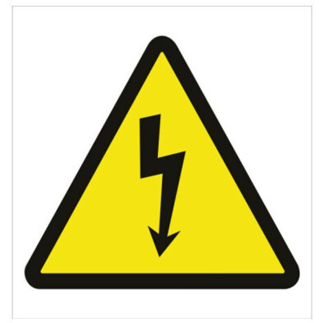 CARTEL PVC ADHESIVA 210 210 RIESGO ELECTRICO