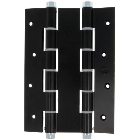 Bisagra De Doble Acción AMIG 100 X 126 Mm | Cierre Automático Ajustable | Acero Negro | Incluye Llave Allen