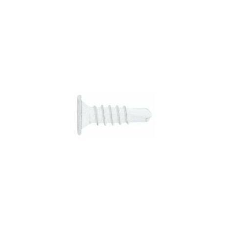 Tornillo autotaladrante cabeza extraplana Phillips Blanco