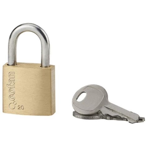 COFAN candado latón quality plus 40mm llaves iguales , Candado de Latón Quality Plus. Fabricado en latón, arco de acero endurecido y anticorrosivo. Mecanismo de alta seguridad para