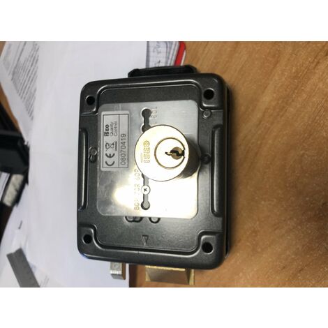 ISEO CERRADURA 52N015 ELECTRICA BOTON SOBREPONER REGULABLE REVERSIBLE