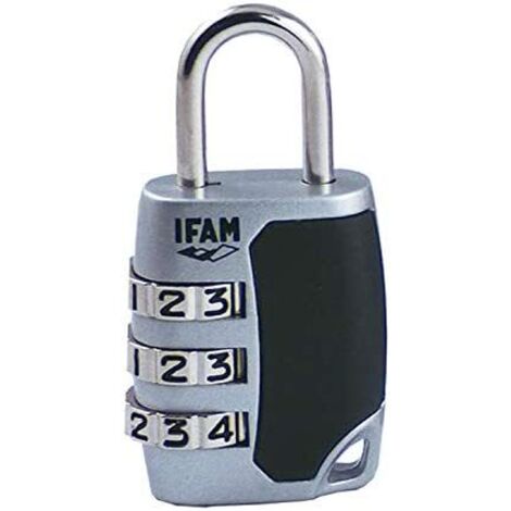 CANDADO C25S ZINC 26mm. ARCO Ø3mm CON COMBINACIÓN IFAM