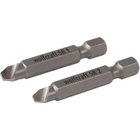 Pack de 2 puntas tornillos defectuosos con cabeza especial 2982000 wolfcraft