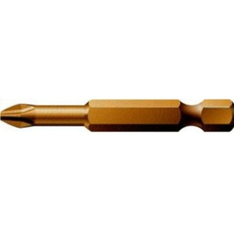 Conector extra duro, para Tornillo Phillips 1/4'' PH, 50 mm de largo, dimensiones : PH 1