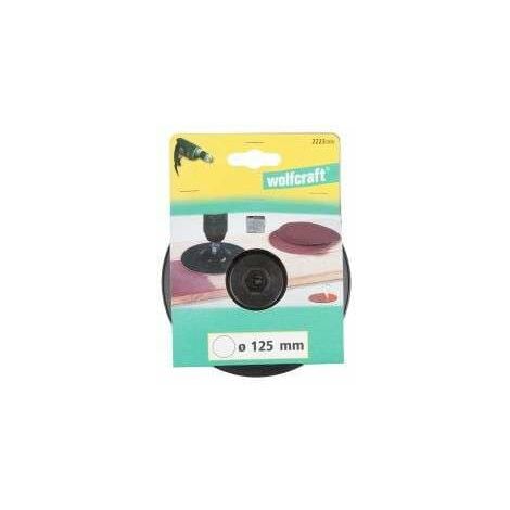 WOLF PLATO CAUCHO TALADRO ADHESIVO 125 8 MM. 2223
