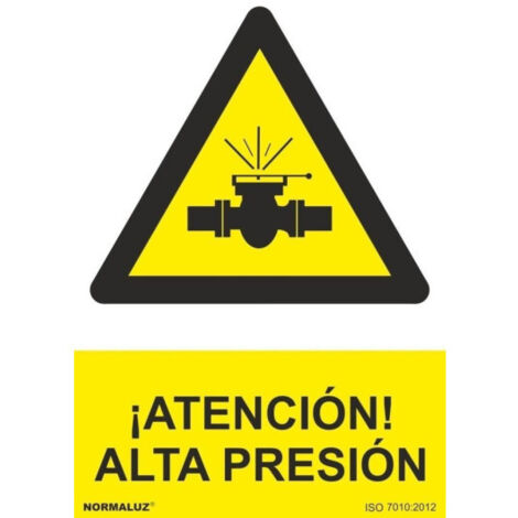CARTEL PVC 21 30 PELIGRO ALTA PRESION (1/2)