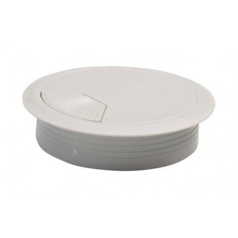 AMIG TAPA PASACABLE MESA 8020 mm.GRIS